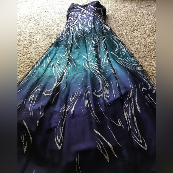 💙💜NV COUTURE SZ 6 BALLGOWN-VINTAGE c2002 PROM-PARTY SAME/NEXT DAY SHIP!💜💙 - Picture 4 of 15